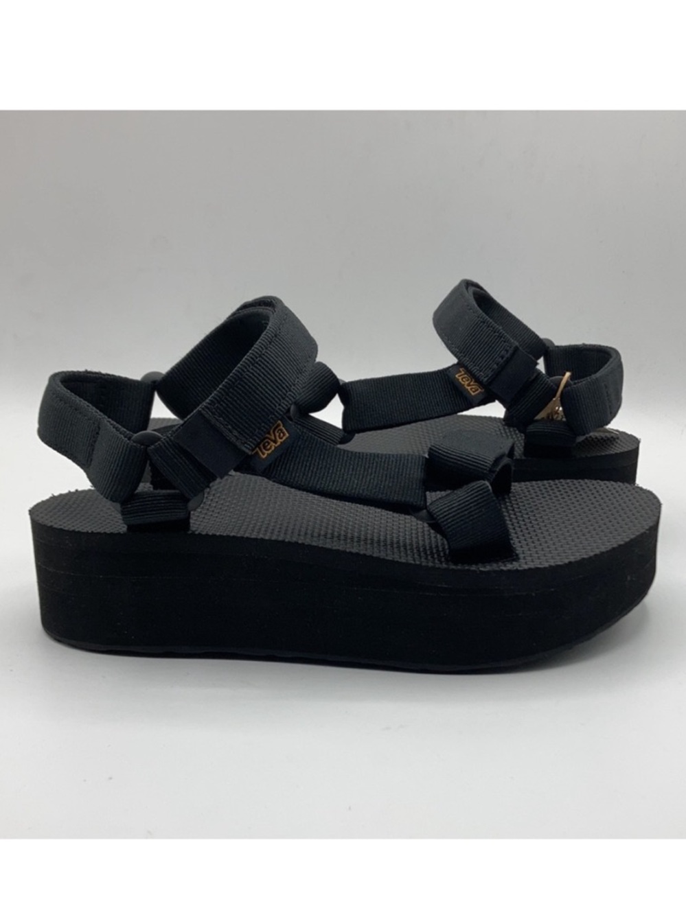 Teva Women's Universal Flatform Black Sandals